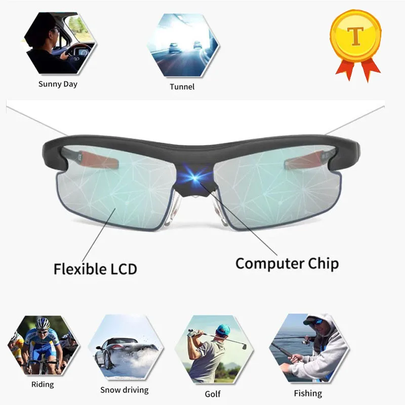 Лидер продаж мужские и женские умные очки поляризационные солнцезащитные