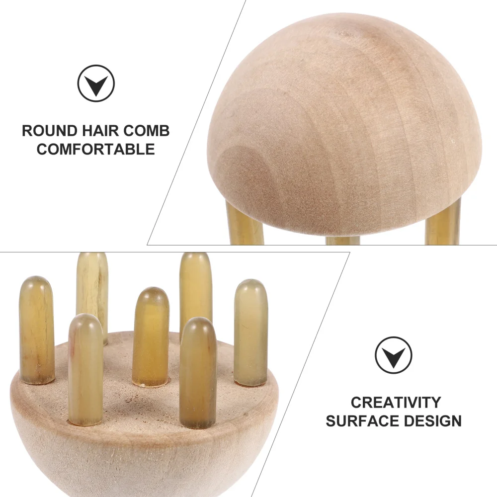 

1pc Comb Natural Comb Horn Scraping Comb Meridian Comb