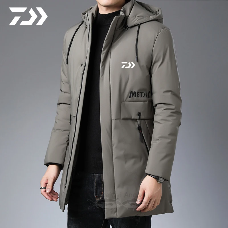 Зимняя куртка Daiwa для рыбалки Мужская водонепроницаемая термальная одежда из