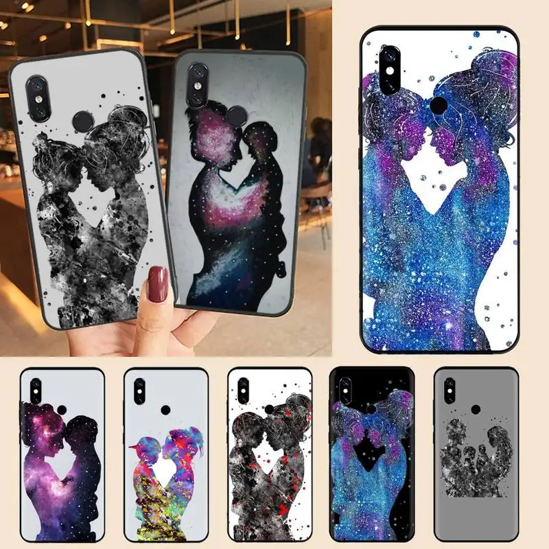

Fashion mama of girl boy mom baby Phone Case For Xiaomi Redmi note 7 8 9 11 t s 10 A pro lite funda shell coque cover