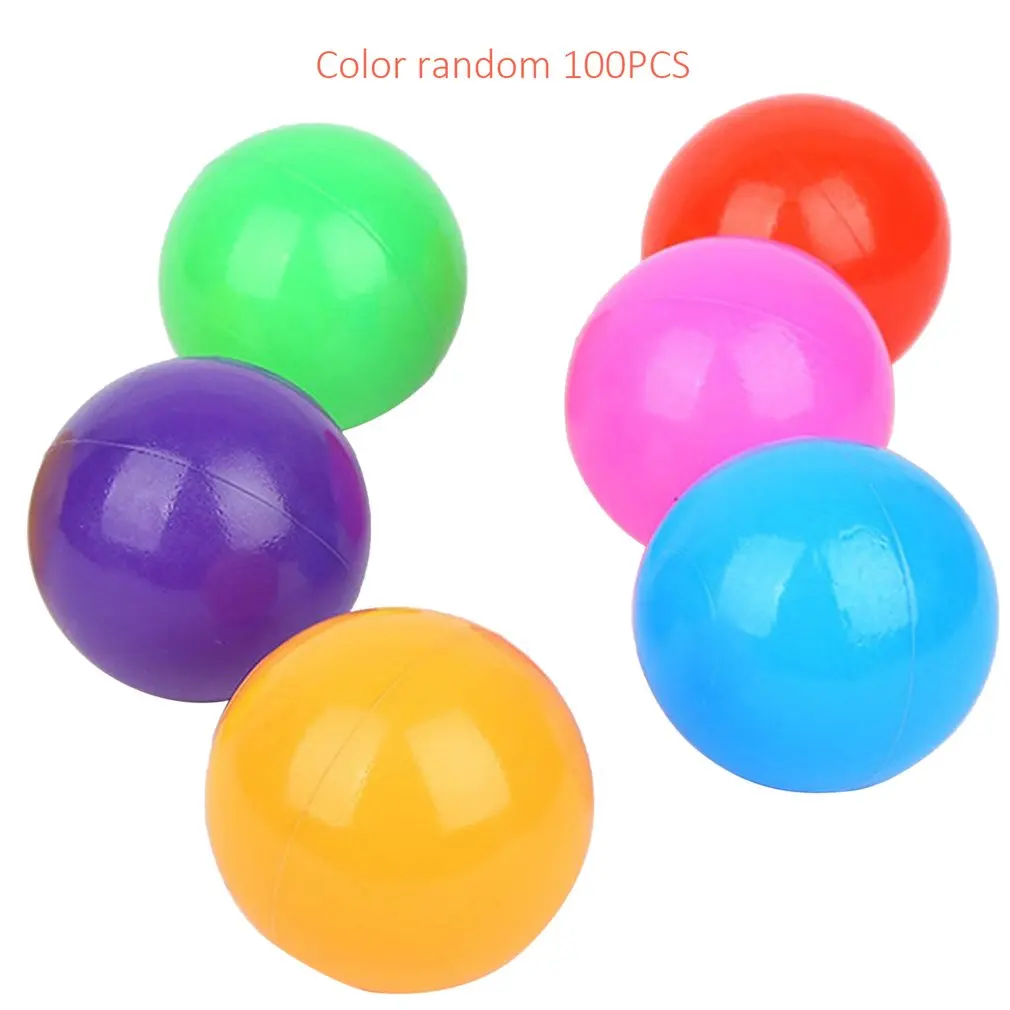 

Экологически чистый разноцветный мяч, мягкий пластиковый Океанский мяч, забавный детский мяч для бассейна, Океанской волны