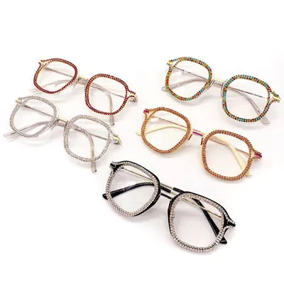 

Square Glasses For Women Flat Glasses Metal Glasses Frame Casual Fashion Japanese And Korean Style 2021 The New Style Fashion