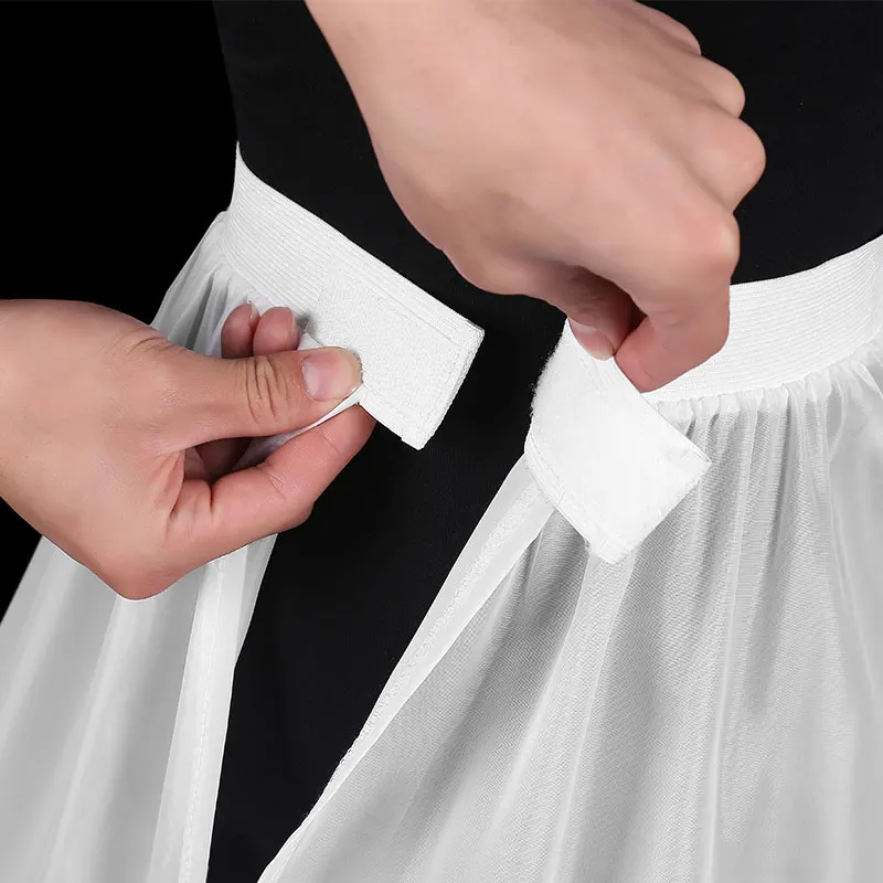 Женские белые 2 Обручи А-силуэта Свадебные аксессуары Кринолины Vestidos De Novia Нижняя