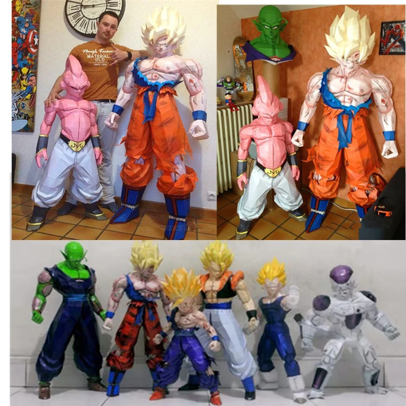 Объемная бумажная 3D модель дракона из бисера 190 см аниме DBZ игрушки Коллекционная