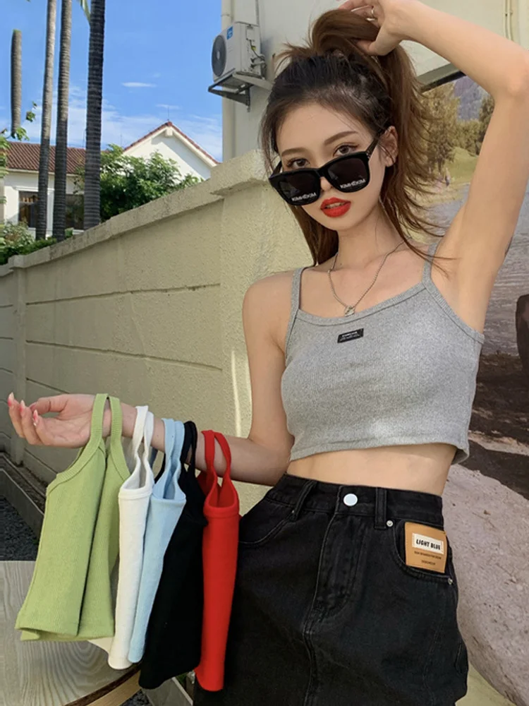 Спортивный женский жилет на бретелях летний бюстгальтер с внутренним слоем без