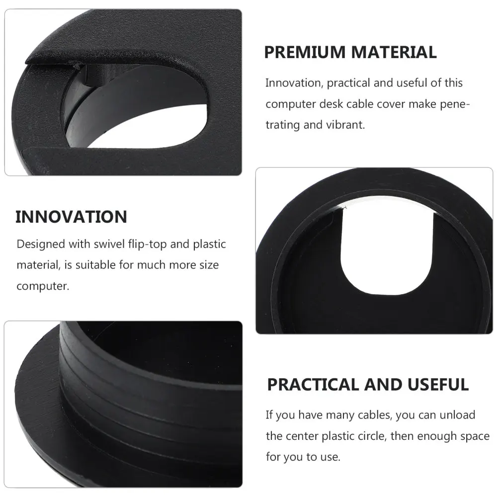 12 шт. круглые коробки для управления кабелями хранения проводов с отверстиями