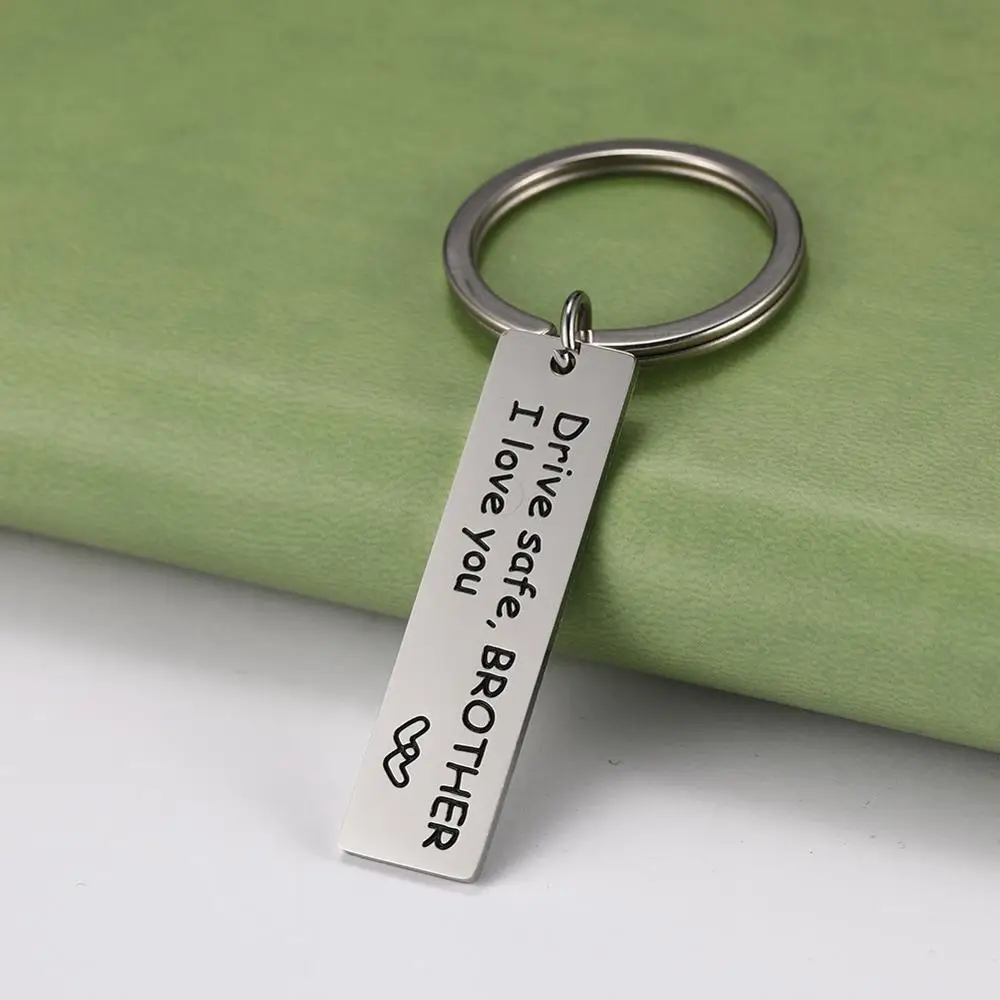 My кольцо в форме ключа 316L Подвеска из нержавеющей стали с цепочкой виде полосы