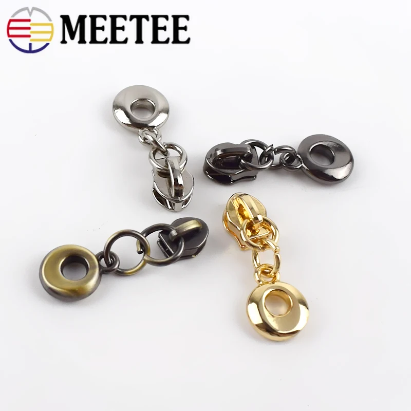 50 шт. высококачественные круглые кольца 3 # для нейлоновых молний|Бегунки молнии| |