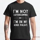 Мужская футболка с коротким рукавом Sherlock Mind Palace BandW, Повседневная летняя крутая забавная свободная футболка с круглым вырезом в уличном стиле