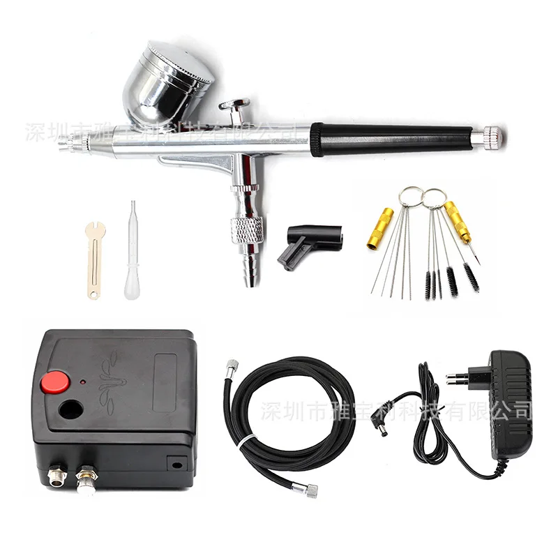 С двойным эффектом спрей пистолет распылитель с Компрессорная машина 0 3 мм Набор