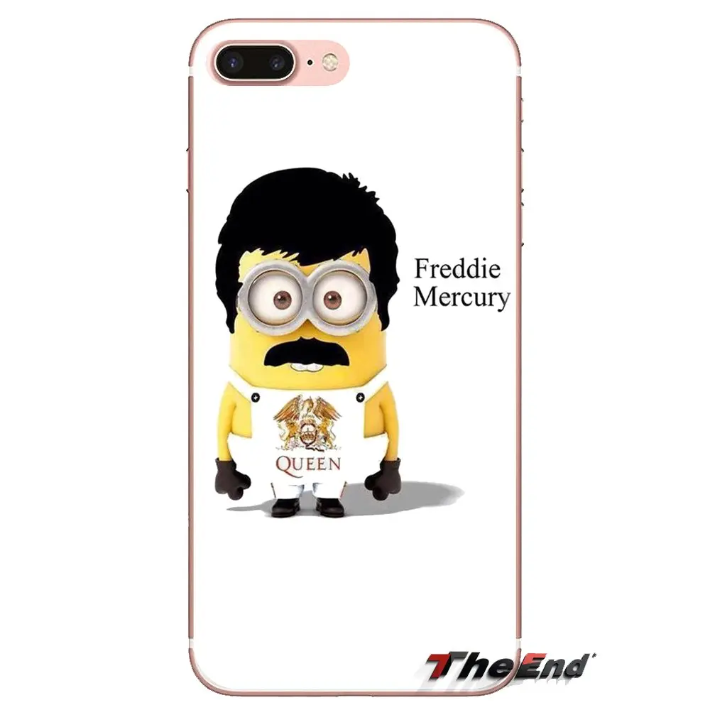 Фредди Меркури Queen мягкий прозрачный просвечивающийся чехол Чехлы для