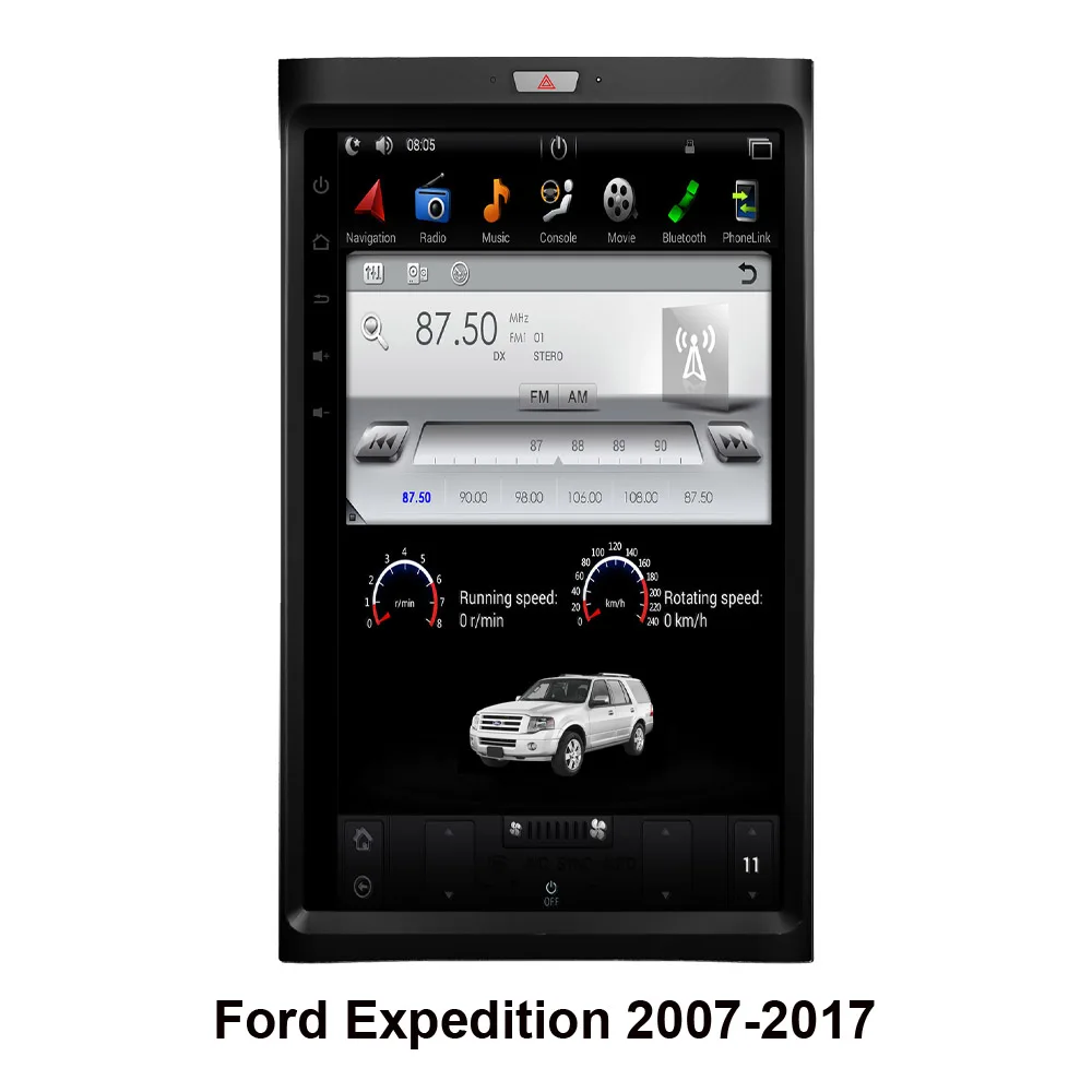 

Автомобильный GPS-навигатор на Android, вертикальный экран в стиле Тесла для Ford DISPATCH 2007-2017, радио, стереопроигрыватель, BT, Wi-Fi, Mirror Link