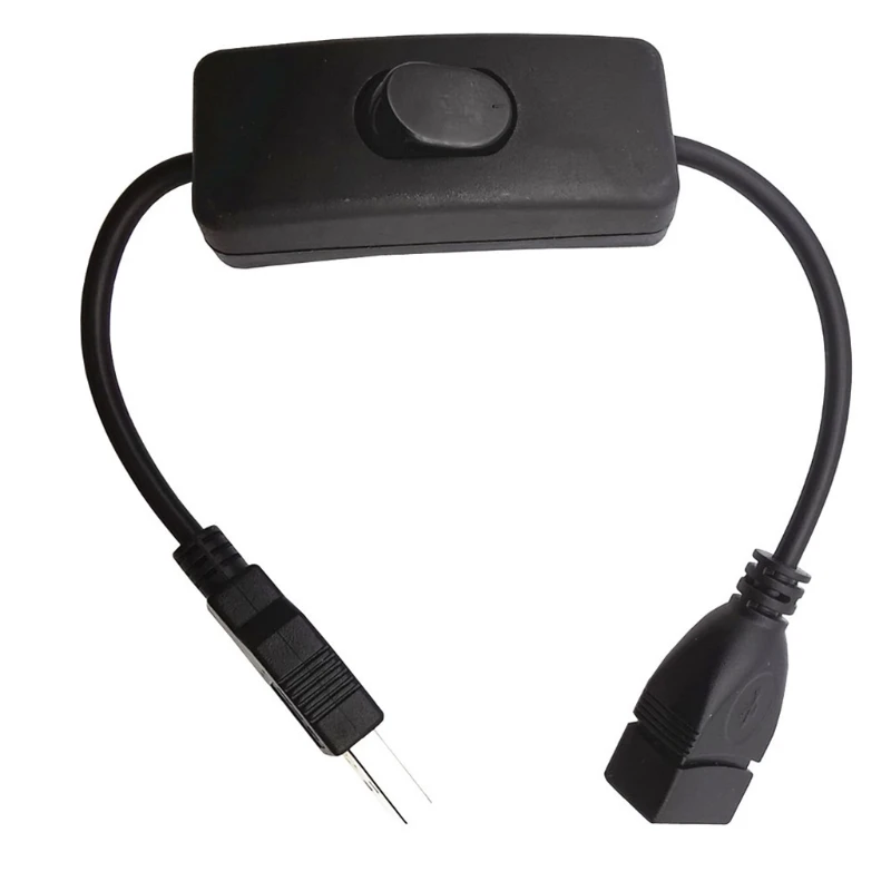 

USB 2.0 Male to Female Extension Cable with On/Off Switch for USB Fan Desk Lamp