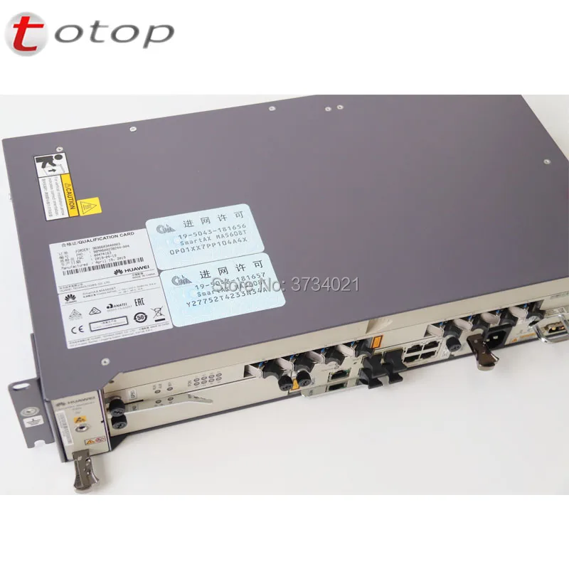 HW 19 дюймов 1 г GEPON OLT MA5608T 1* MCUD 1* MPWD AC GPON/EPON Оптический линейный терминал 2U высота с 8 портами GPBD C+ карта