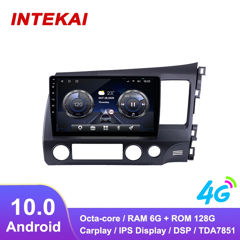 Автомагнитола 10 1 дюймов Android 0 GPS навигация Авторадио мультимедийный плеер для honda