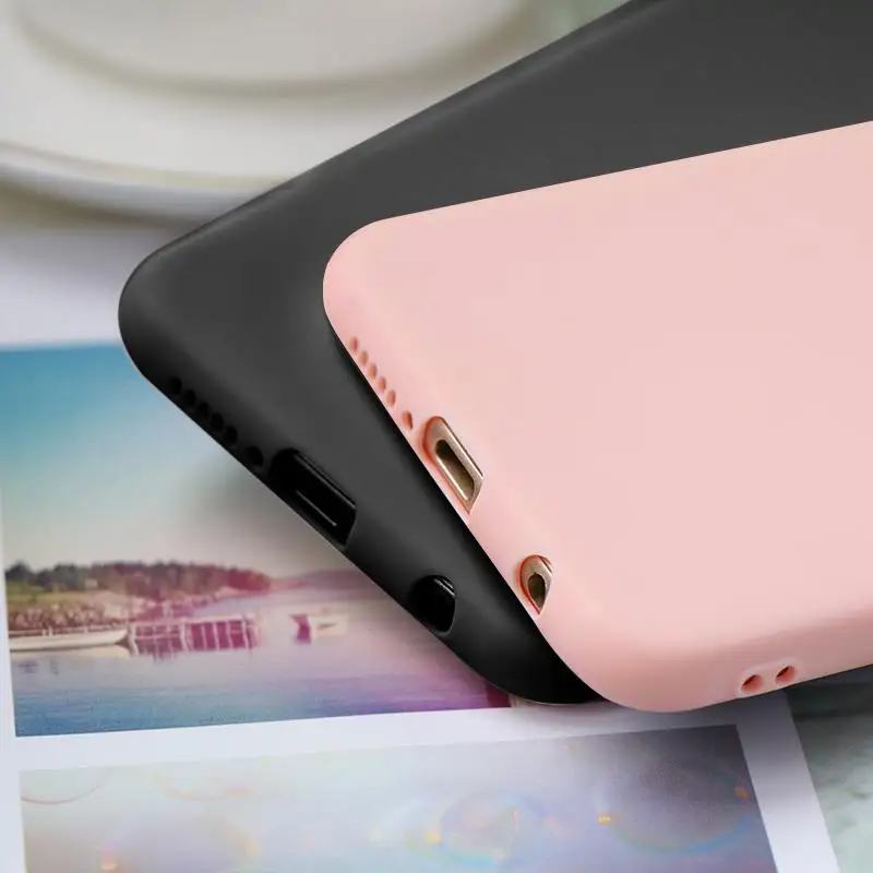 Розовый матовый Мягкий ТПУ чехол с котом для huawei P30 P8 P9 P10 P20 mate 20 10 Lite Y6 Pro Y9 P Smart Plus чехол-накладка
