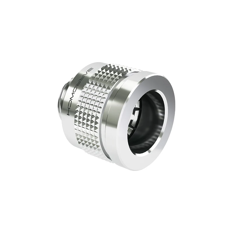 10pcs BARROWCH G1/4" OD14mm 16mm Hard Tube Wolverine Hand Compression Fittings For Computer Black Silver FBYKNF-14/6 | Компьютеры и