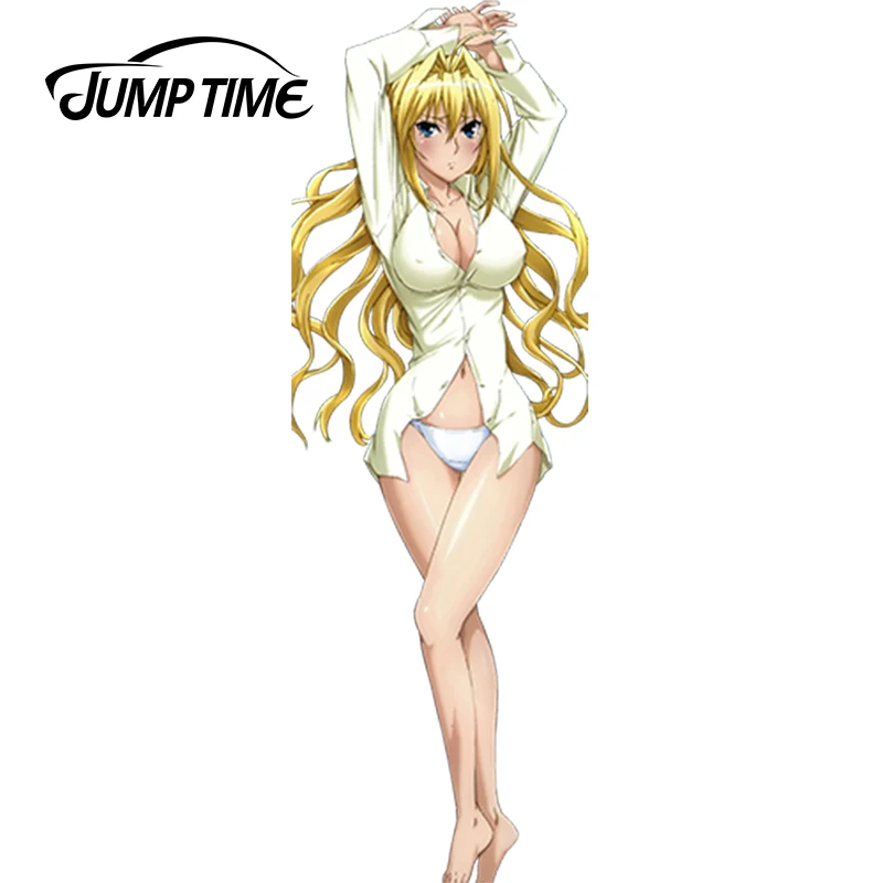 JumpTime 13 см x 4 Сексуальная аниме-девушка сэкирэй Tsukiumi Рендер наклейка на кузов