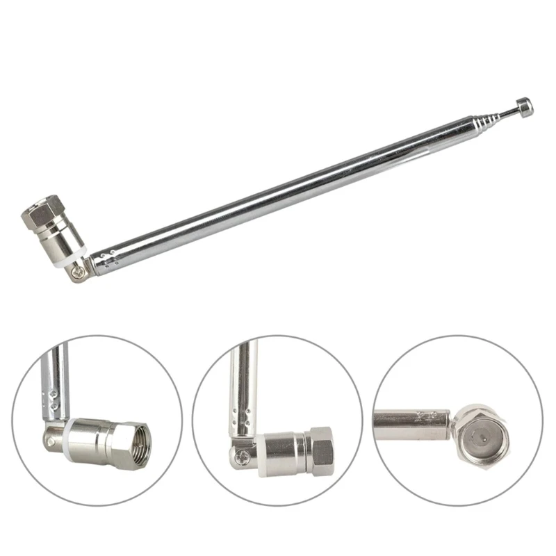 F Type FM Radio Antenna Telescopic Replacement Indoor Receiver | Электроника