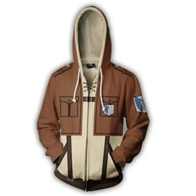 Аниме Attack on Titan Shingeki no Kyojin толстовка с капюшоном Allen Eren Jaeger Скаутинг Легион Микаса