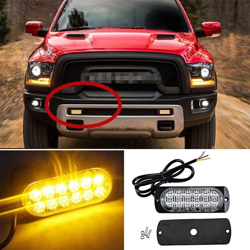 Safety Working Lamps Set Auto Spare Strobe Bulb Transparent Lens Truck DC 12V-24V | Автомобили и мотоциклы
