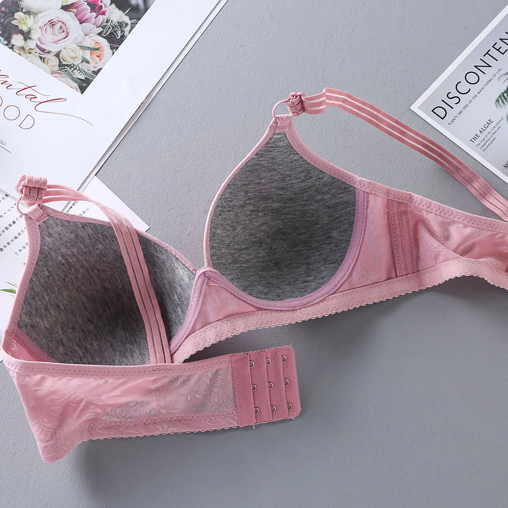 

New Style Women Wireless Bras Push Up Size 36-44 B C Cup Underwear Woman Wire Free Bras Cotton Female Adjustable Brassiere