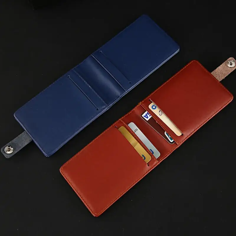 NEW Leather Wallet Work Office ID Card Credit Badge Holder Bank Holders Accessories | Канцтовары для офиса и дома