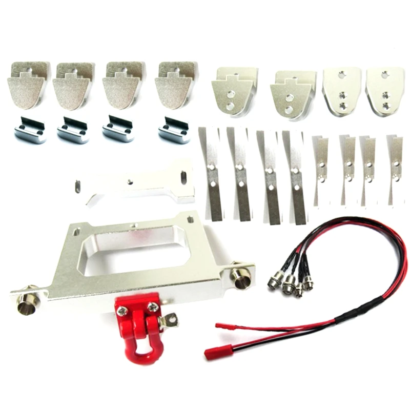 

Metal RC Car Parts DIY Upgrade emble Part Kit Fit for WPL 1/16 RC Car Modification Model Car Spare Parts