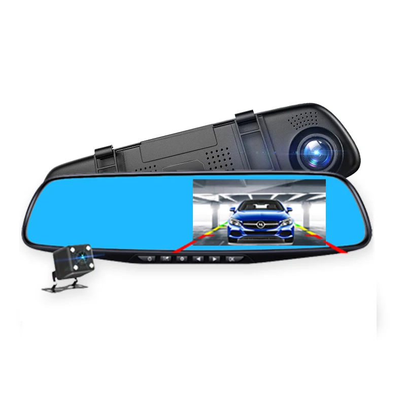 Камера для автомобильной записи автомобильная камера full hd 4 3 дюйма зеркало