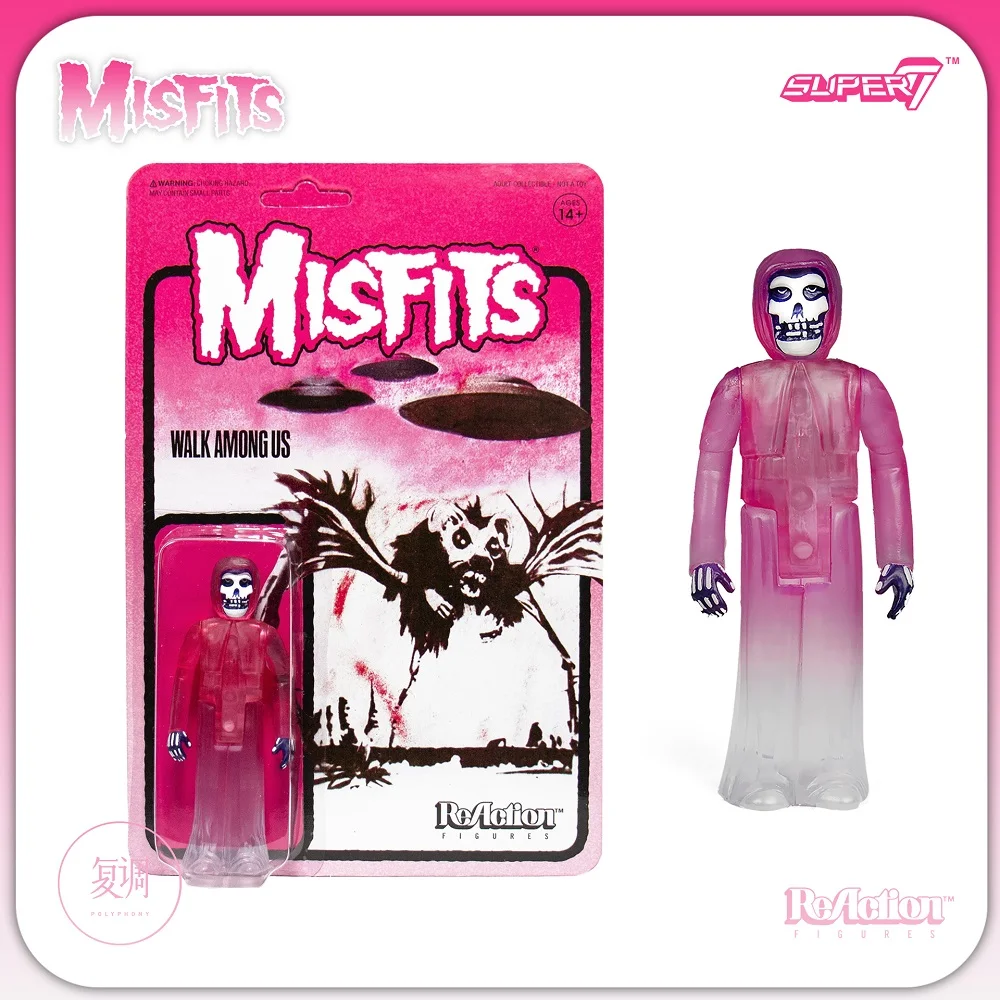 

Super7 The Misfits band The Fiend Skeleton Action Figures 3.75inch Collectible figurines Halloween Gift Horror Toys for boy