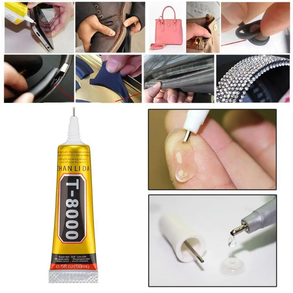 

Mobile Phone Repair Adhesive T8000 Glue 15ml Super Repair Phone Tablet Screen Adhesive Sealant Mobile D2P0