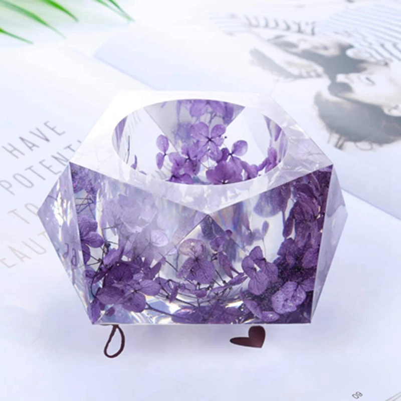 

Resin Silicone Mold Diy Resin Art Molds Including Round,Square,Hexagon Silicone Molds For Concrete Diy Coaster/Flower Pot/Ashtra