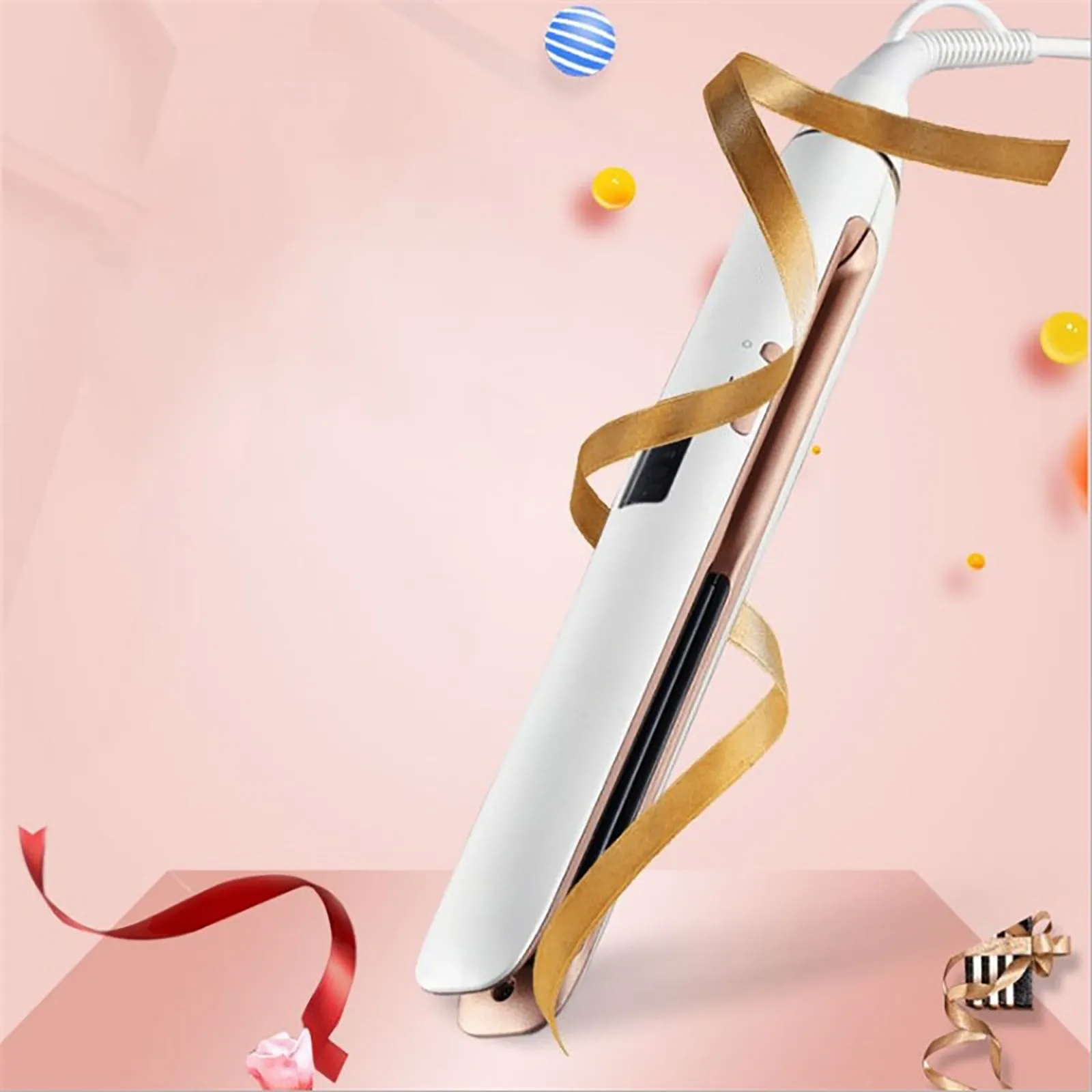 Щипцы для завивки и выпрямления волос 2 в 1 плойка серого цвета ealthy beauty уход за