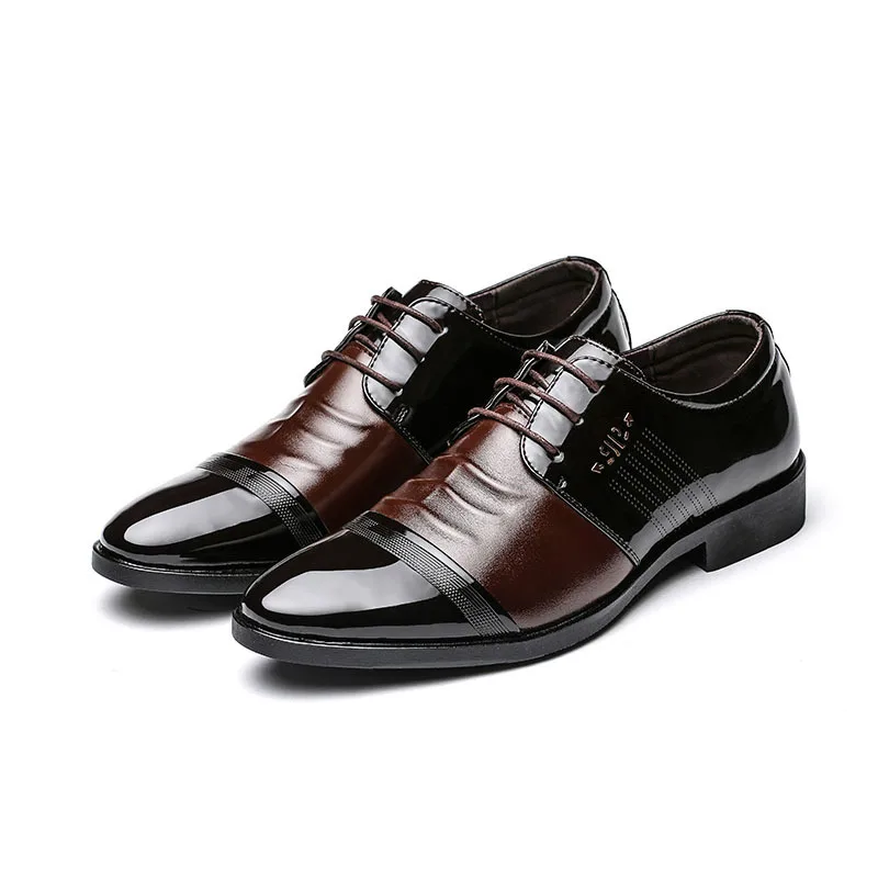 

Men Genuine Business Leather Shoes Men Trendy Formal Dress Shoes Male Office Wedding Flats Footwear Casual Shoes for Mens