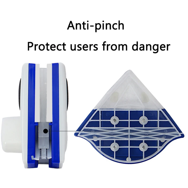 Магнитная щетка для мытья окон двусторонняя Бытовая чистки стекла инструмент 3-30