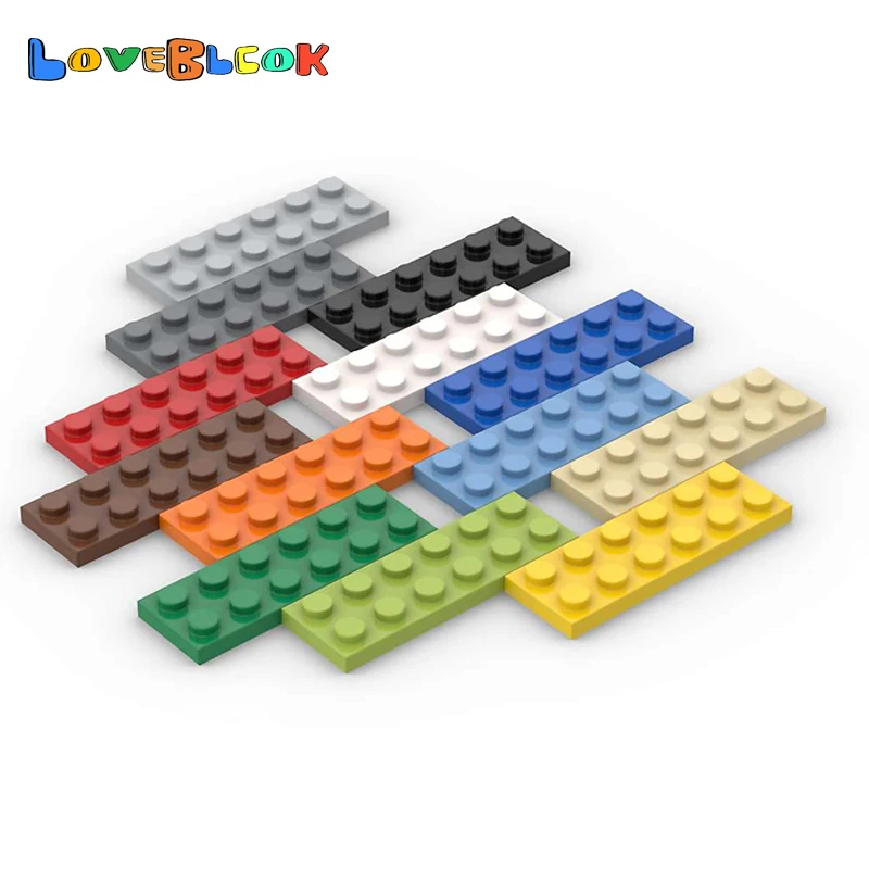 

LoveBlock пластина 2x6 строительные блоки сборы MOC части DIY игрушки подарок Креативный образовательный 3795 для детей 10 шт./лот