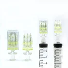 Корея, кристалл, 5 контактов, многоигловая Замена микроиглы, вакуумный пистолет для мезотерапии EZ для косметического дермального наполнителя