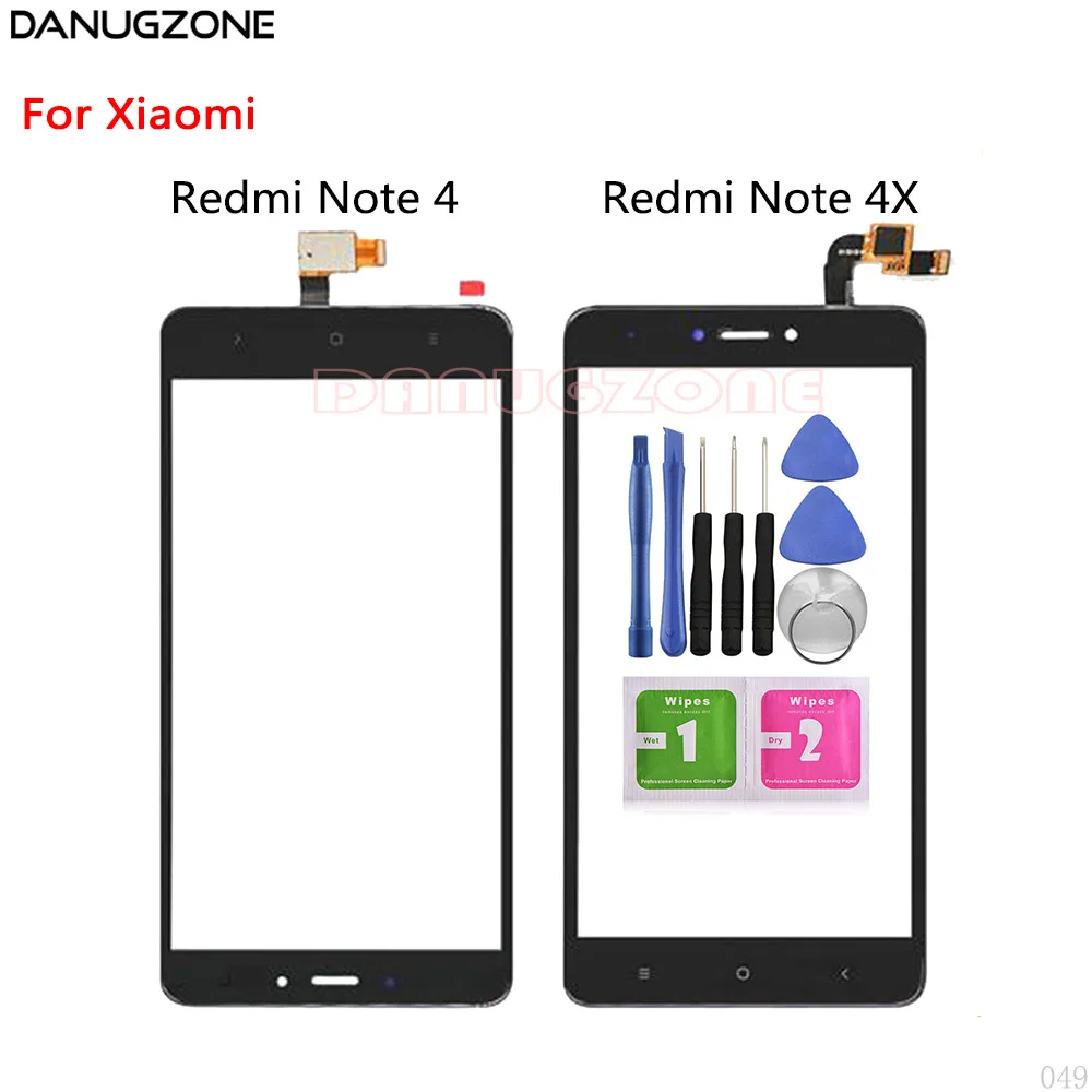 Сенсорный экран для Xiaomi Redmi NOTE 4 сенсорный ЖК-дисплей стеклянный дигитайзер 4X / Note