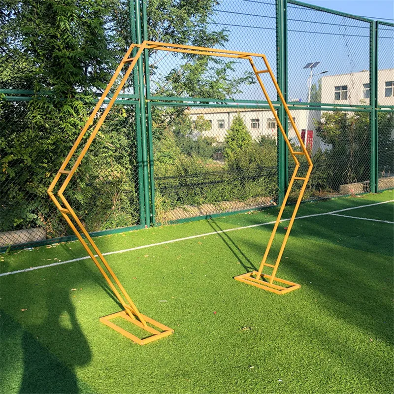 1 шт. двойная Шестигранная Арка из кованого железа арочная полка украшение для