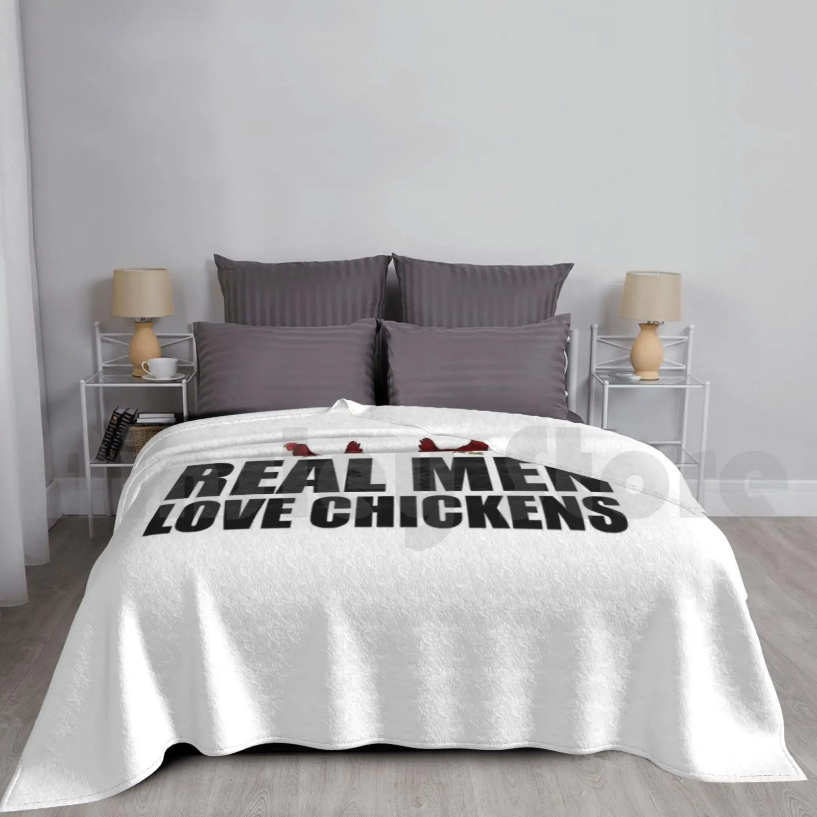 

Real Men Love Chicken Blanket For Sofa Bed Travel Chicken Egg Eggs Hen Farmer Farmer Wisdom Chicken Coop