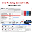 2021 хит продаж, яркий 2018, DATA автомобильной яркой мастерской 2018,01 в (Atris-Technik), программное обеспечение для ремонта Европы + каталог запчастей Atris, 80 Гб hdd