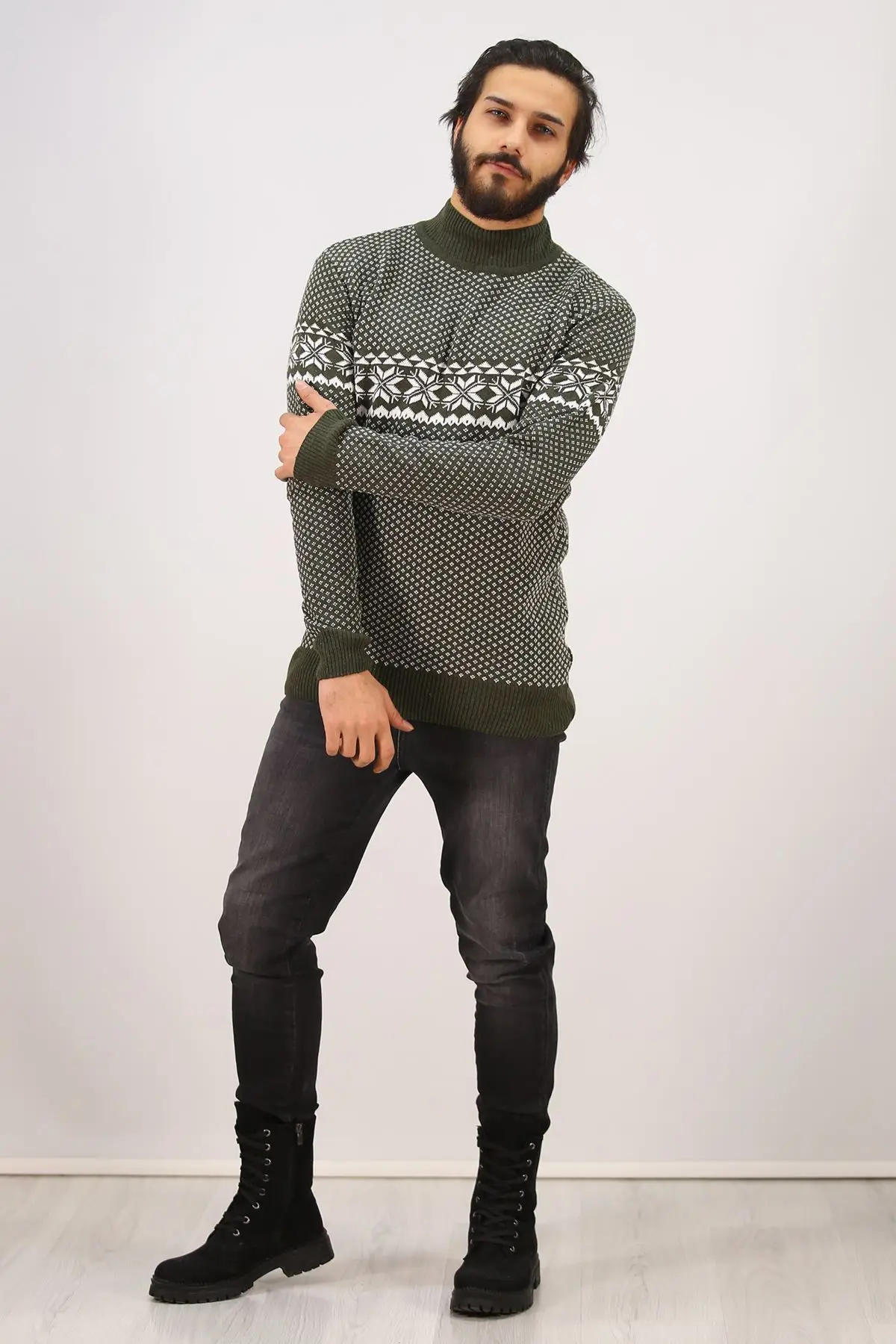 

Patterned Dear The Boiler khaki