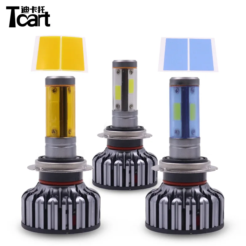 Tcart H1 H7 9005 880 881 5202 H11 автомобилей головной светильник высокий низкий пучок 90W 8000LM