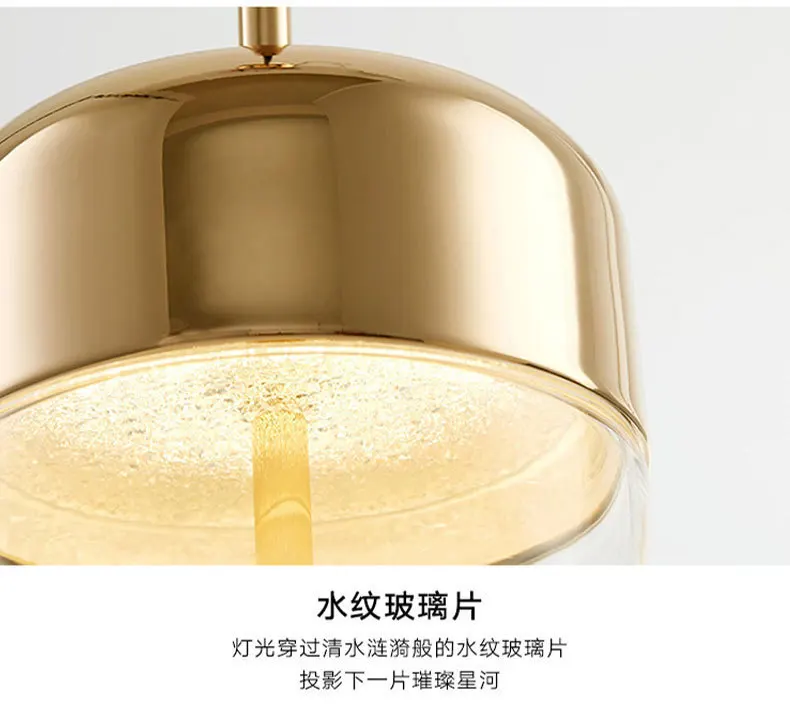 

hanglamp deco chambre glass ball Home Decoration E27 Light Fixture bedroom LED pendant lights hanglamp hanging ceiling lamps