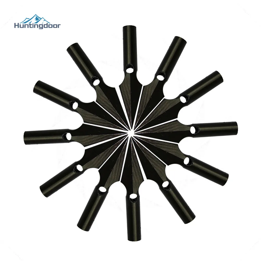 6 шт. длинные 1 отверстие наконечники стрелы высокое качество из стали для