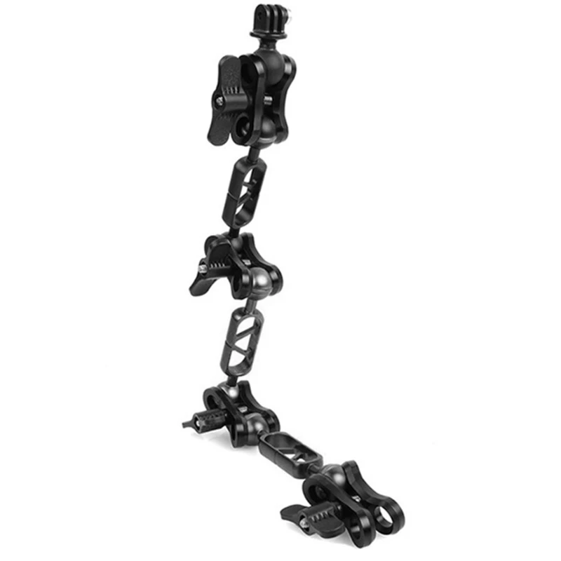 

Diving Light Support Arm Super Light Scuba Torch Dual Ball Joint Arm Aluminum