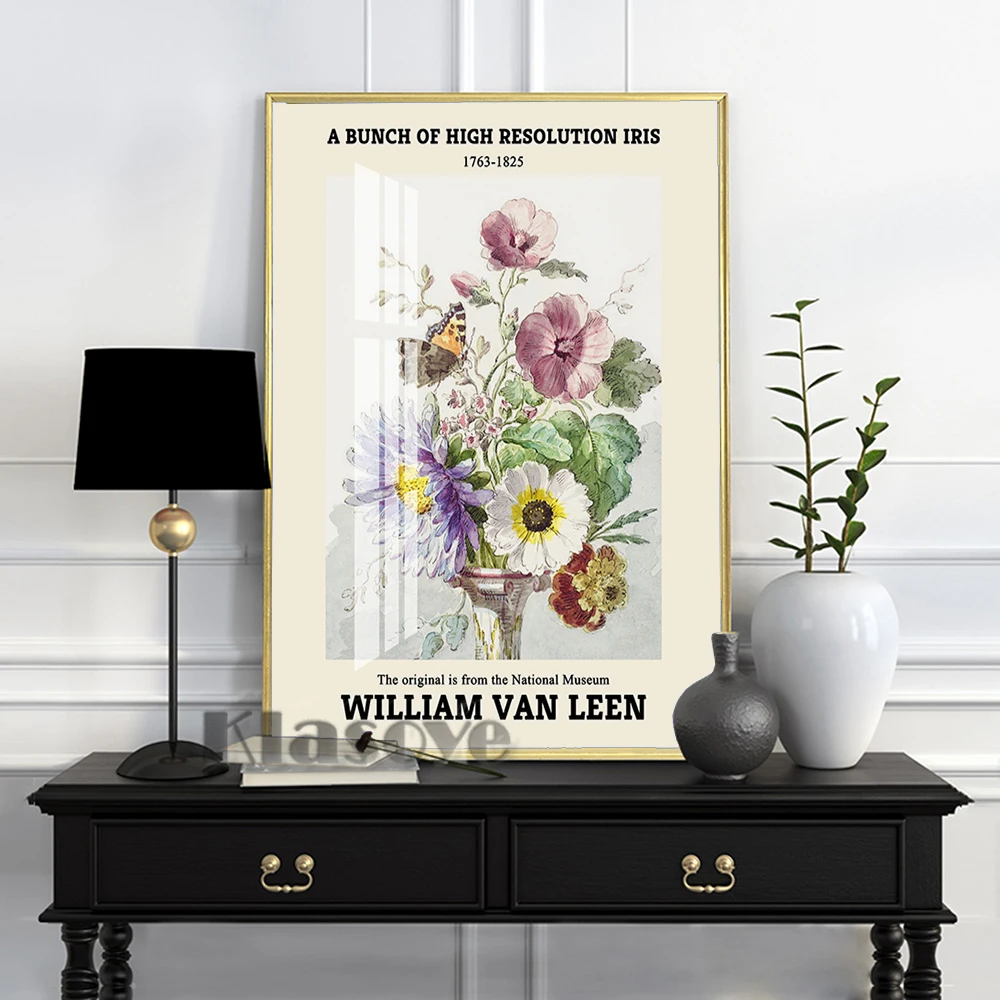 

Willem Van Leen Exhibition Museum Poster Retro Wall Art Canvas Painting Vintage Prints Art Home Room Decor Gallery Wall Picture