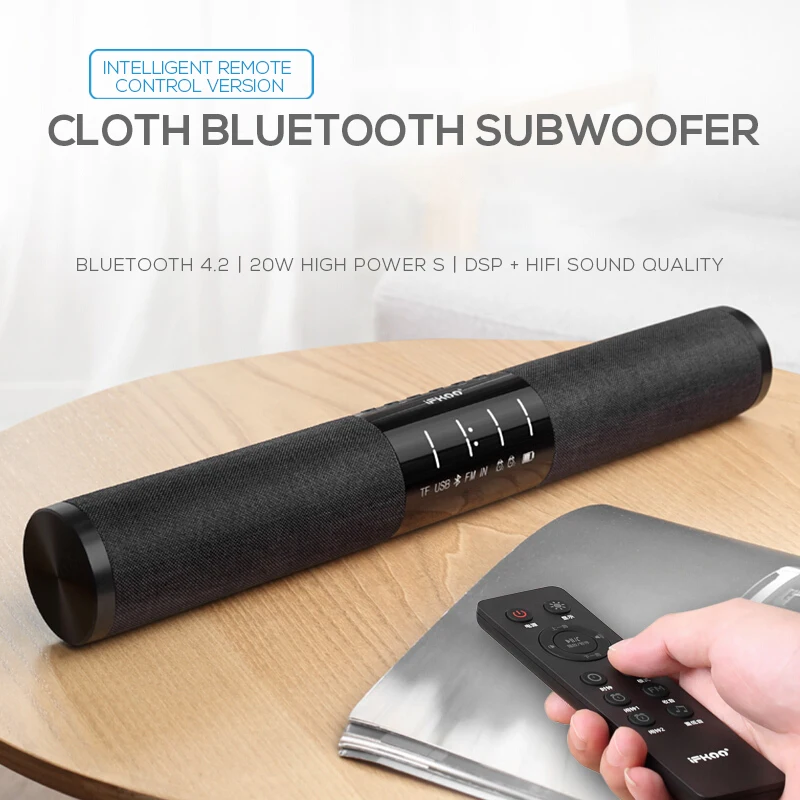 Беспроводной динамик IFKOO F1 Bluetooth басовый будильник домашняя Видеосистема