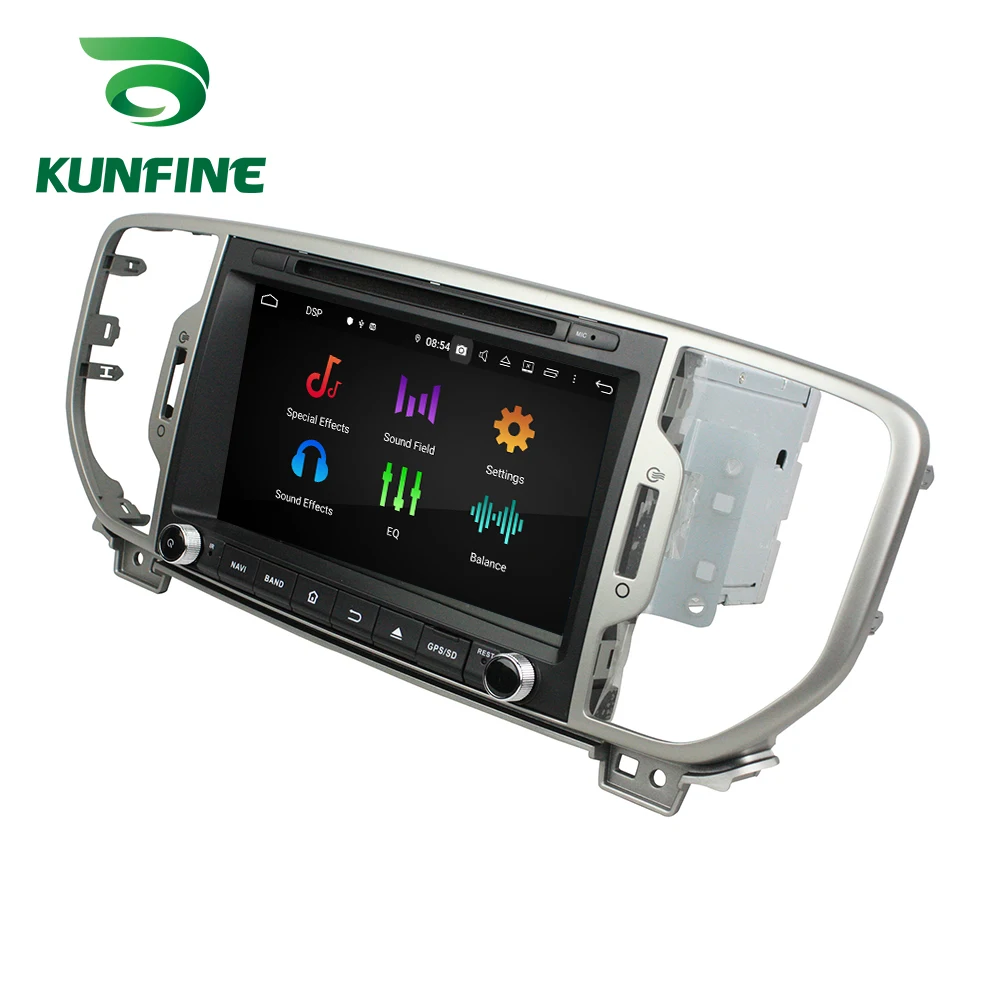 Автомагнитола для автомобиля Android 9 0 Восьмиядерный процессор 4 Гб ОЗУ 64 ПЗУ DVD GPS