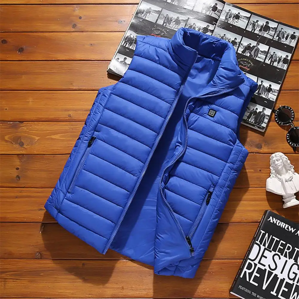 

Outdoor Men Electric Heated Vest USB Heating Vest Winter Thermal Polyester Camping Hiking Warm Hunting Jacket